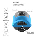 CYCLINGBOX BG-1903 Bike Alarm Anti-Theft Electric Horn 125dB USB Charging Bell(Blue)