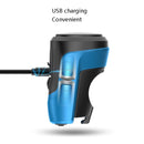 CYCLINGBOX BG-1903 Bike Alarm Anti-Theft Electric Horn 125dB USB Charging Bell(Blue)