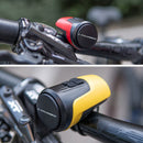 CYCLINGBOX BG-1903 Bike Alarm Anti-Theft Electric Horn 125dB USB Charging Bell(Black)