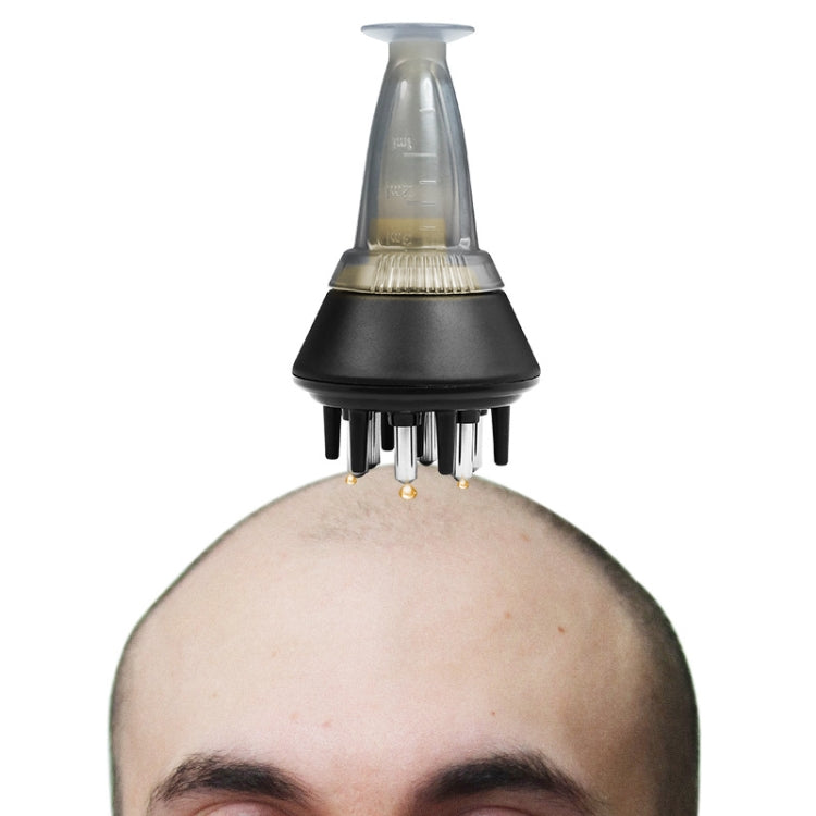 1-5ML Scalp Applicator Liquid Comb For Hair Scalp Treatment Essential Oil Liquid Guiding Comb(Black)