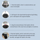 1-5ML Scalp Applicator Liquid Comb For Hair Scalp Treatment Essential Oil Liquid Guiding Comb(Black)