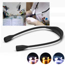 Student Eye Protection Reading LED Neck Hanging Light USB Rechargeable Outdoor Night Running Portable Lightï¼ŒSpecificationï¼š Stepless Dimming(Black)