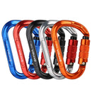 XINDA XD-8123N Outdoor Climbing Equipment Fast Hanging Buckle Carabiner Pear Main Lock HMS Safety Buckle(Blue)