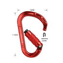 XINDA XD-8123N Outdoor Climbing Equipment Fast Hanging Buckle Carabiner Pear Main Lock HMS Safety Buckle(Blue)