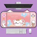 400 x 800 x 3mm Cute Cat Ear Computer Keyboard Desk Pad Mouse Pad(3)