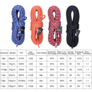 XINDA XD-S9801 Static Rope Outdoor Climbing Rope Speed Down High-Altitude Homework Safety Rope, Length: 2m, Diameter: 9mm (Black)