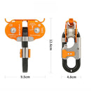 XINDA XD-Q9751 Outdoor Jungle Rope Overhead Crossing Tandem Double Pulley(Orange)