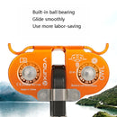 XINDA XD-Q9751 Outdoor Jungle Rope Overhead Crossing Tandem Double Pulley(Orange)