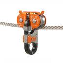 XINDA XD-Q9751 Outdoor Jungle Rope Overhead Crossing Tandem Double Pulley(Orange)