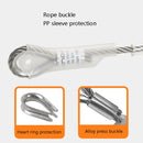 XINDA XD-S9852 Steel Cable Anchor Point Climbing Aerial Work Rescue Steel Wire Rope, Size: 100cm