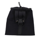 Fruit Picking Storage Bag Outdoor Folding Small Waist Bag(Black)