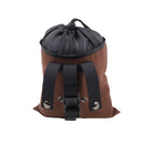 Fruit Picking Storage Bag Outdoor Folding Small Waist Bag(Black)