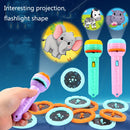 3 Sets Children Early Education Luminous Projection Flashlight, Specification: Purple + 40 Patterns