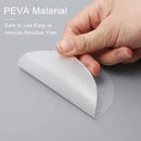 20 PCS / Pack 8cm Bathroom Steps Round PEVA Non-Slip Stickers(Blue)