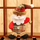 2PCS Christmas Home Decor Hanging Onaments Dolls Christmas Tree Decorations(Old Man)