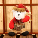 2PCS Christmas Home Decor Hanging Onaments Dolls Christmas Tree Decorations(Bear)