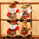2PCS Christmas Home Decor Hanging Onaments Dolls Christmas Tree Decorations(Bear)