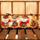2PCS Christmas Home Decor Hanging Onaments Dolls Christmas Tree Decorations(Snowman)