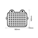 DIY Cute Cartoon Waterproof Kids Messenger Bag(Pink)