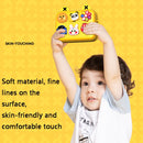 DIY Cute Cartoon Waterproof Kids Messenger Bag(Red)
