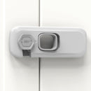 4 PCS Children Anti-pinch Hand-opening Door Safety Lock(Light Gray)