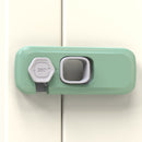 4 PCS Children Anti-pinch Hand-opening Door Safety Lock(Green)