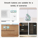 4 PCS Children Anti-pinch Hand-opening Door Safety Lock(Green)