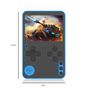 K10 2.4 inch Screen Ultra-Thin Card Magnetic Retro Handheld Game Console Built-in 500 Games(Red)