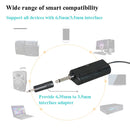 Q7 1 To 2 Wireless Microphones With Wireless Receiver/LED Display(Black)
