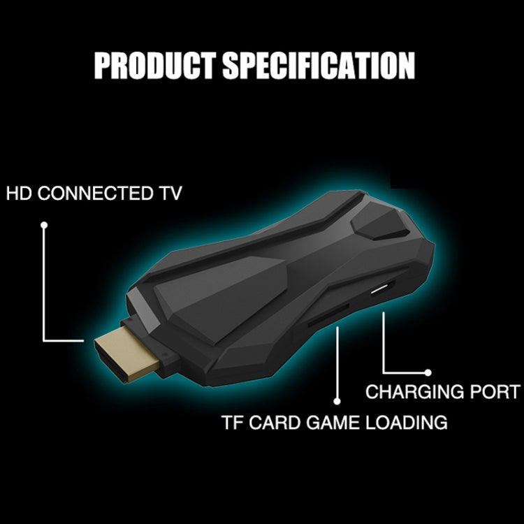 D10 Home Double TV Game Console With 2.4G Wireless Controller, Storage Capacity: 16G