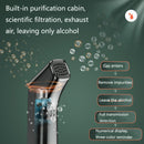 C06-C Portable Home Car Alcohol Tester Blowing Display Screen Tester(Black)