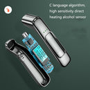 C06-C Portable Home Car Alcohol Tester Blowing Display Screen Tester(Black)