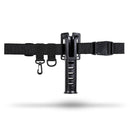 Fishing Rod Waist Belt Rod Holder Fishing Rod Waist Support(28157-B Black)