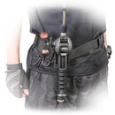 Fishing Rod Waist Belt Rod Holder Fishing Rod Waist Support(28157-B Black)
