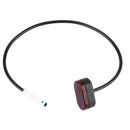 For Xiaomi Mijia M365 Scooter Rear Fending Plate Tail Light Brake Light With Cable & Chip(Black)
