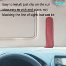 529 Car Sun Visor Glasses Clip Sunglasses Holder(Black)