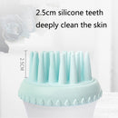 2 PCS 92645 Pet Supplies Round Dog Bathing Massage Brush(Mint Green)