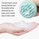 2 PCS 92645 Pet Supplies Round Dog Bathing Massage Brush(Mint Green)