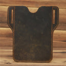 0774 Men Outdoor Multi-Function Mobile Phone Belt Hanging Waist Bag(Dark Brown)