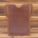 0774 Men Outdoor Multi-Function Mobile Phone Belt Hanging Waist Bag(Red Brown)