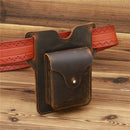 0774 Men Outdoor Multi-Function Mobile Phone Belt Hanging Waist Bag(Dark Brown)