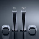 2 PCS HONCAM Game Console Cooling Fan Handle Charging Base For PS5(Black+White Edge)