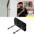 2 PCS Four-Wheel Skateboard Wall Mount Bracket(Black )