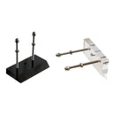 2 PCS Four-Wheel Skateboard Wall Mount Bracket(Black )