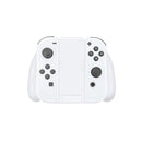 KJH NS-072 ABS Integrated Design Game Grip For Switch OLED(White)