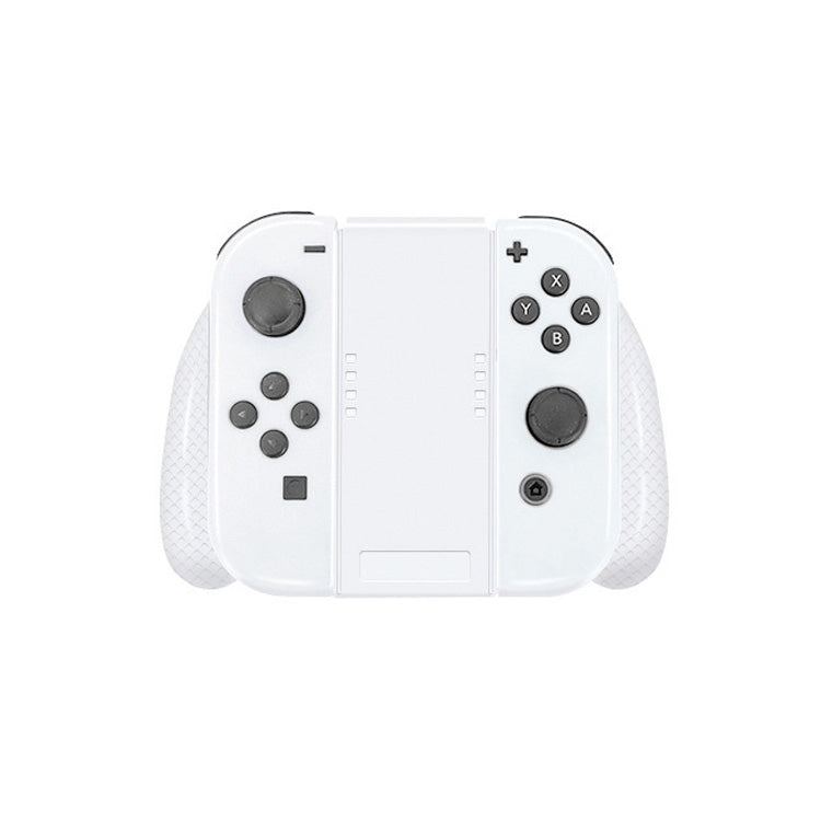 KJH NS-072 ABS Integrated Design Game Grip For Switch OLED(White)