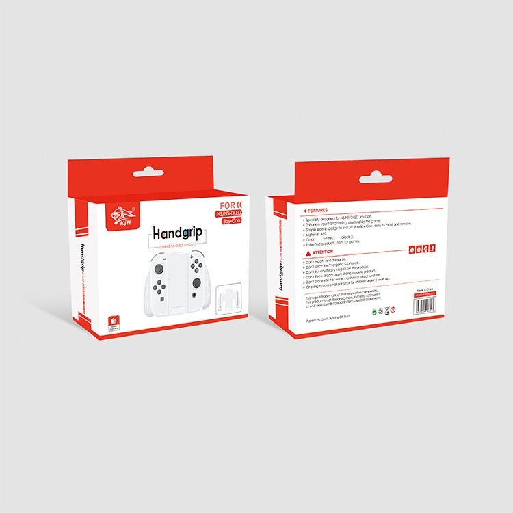 KJH NS-072 ABS Integrated Design Game Grip For Switch OLED(Black)