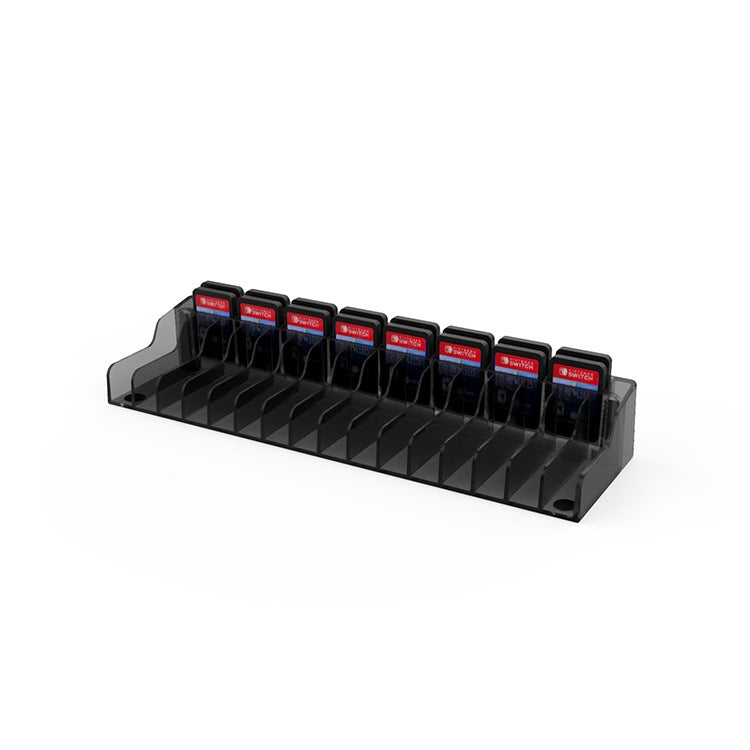 KJH NS-059 Game Card Box Storage Rack Can Store 16 Pieces For Switch(Black)