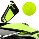 Triangle Sports Running Waist Bag Mobile Phone Water Bottle Bag, Size: 10 inch(Silver Gray)