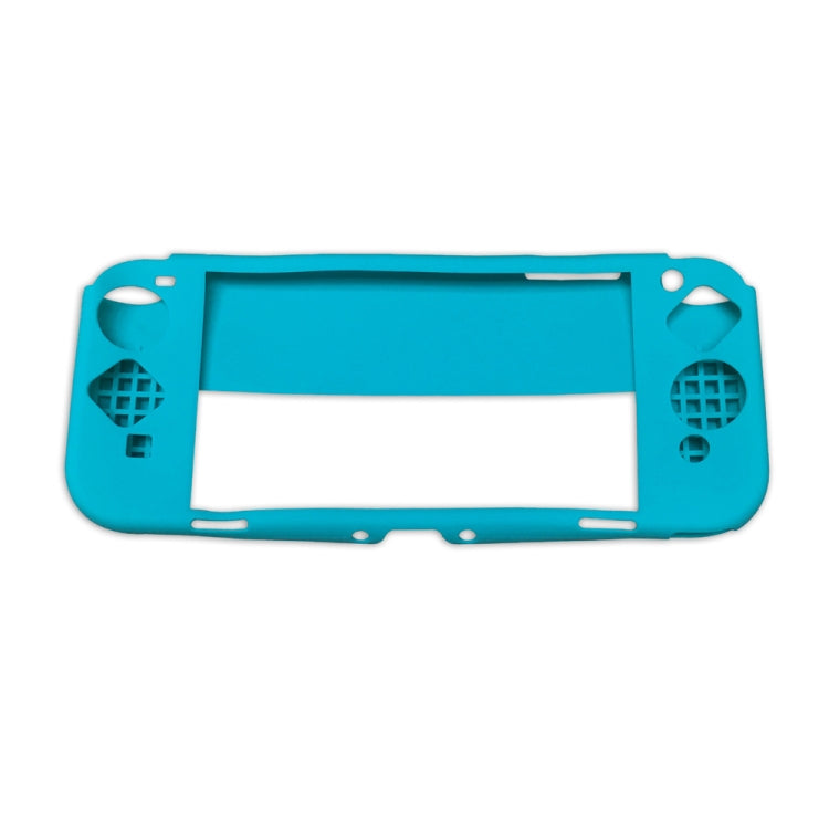 KJH NS-067 Host Siamese Silicone Protective Case For Switch OLED(Blue)